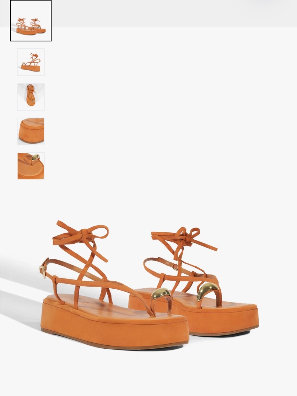 SCHUTZ Zadie Nubuck Sandal